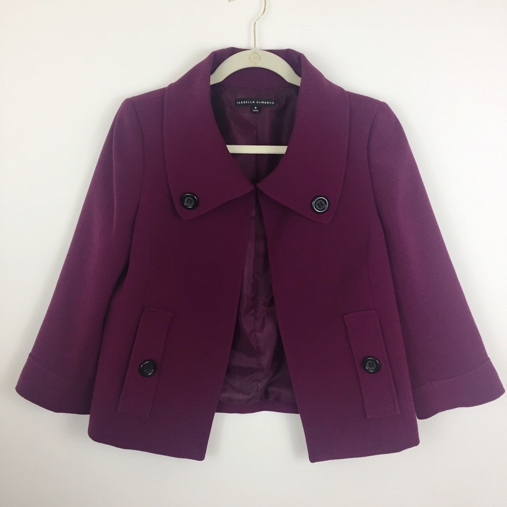 Isabella DeMarco Blazer Plum - Picture 5 of 8